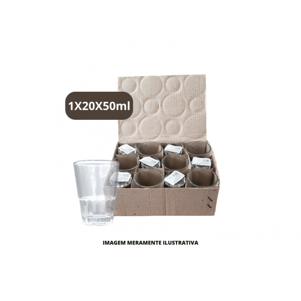 COPO - 50ml VIDRO DOSE - DP12